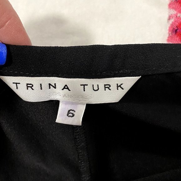 Trina Turk Penelope Wide Leg Pants Boho Beach Summer Vacation Multicolor Crochet - Picture 9 of 14